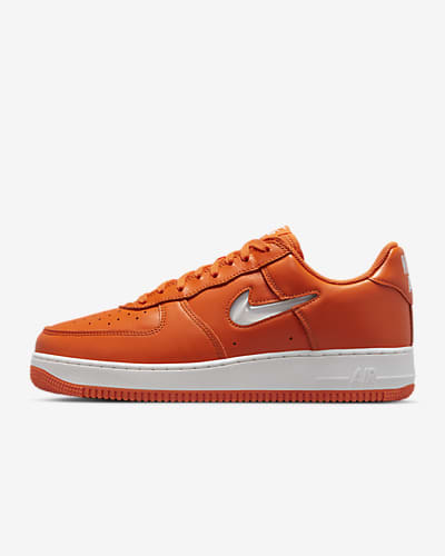 Orange Air Force 1 Shoes.