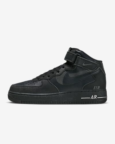 Conversational Rational Voltage Mens Black Air Force 1 Shoes. Nike.com