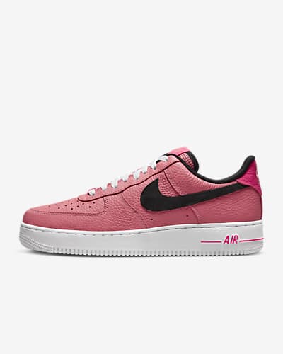 white air forces with pink check