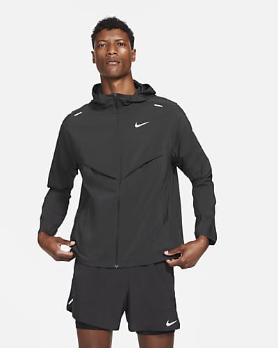 nike raincoat black