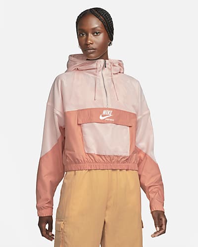 nike pink wind breaker