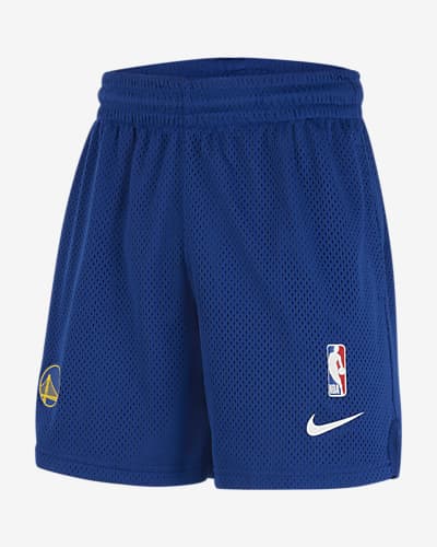 Red and blue nike shorts