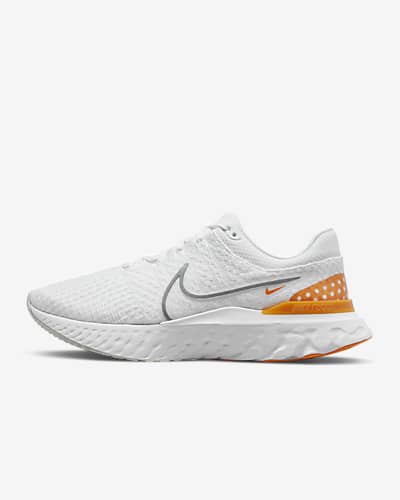 yellow running nike shoes