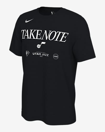 Nike Camiseta Manga Curta Utah Jazz Dry Crest Verde