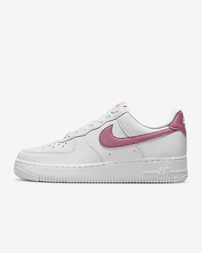 white air forces with pink