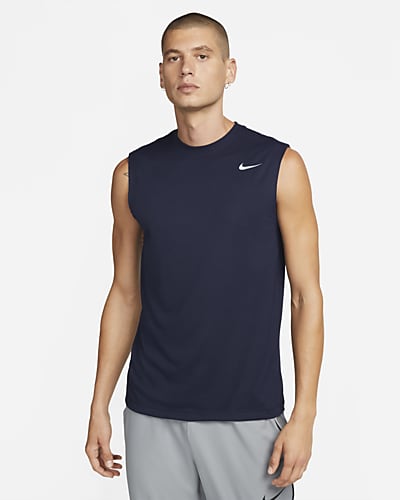 Nike NBA Authentics Sleeveless Shirt Men's Black Used LT