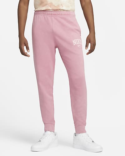 pink and black nike pants