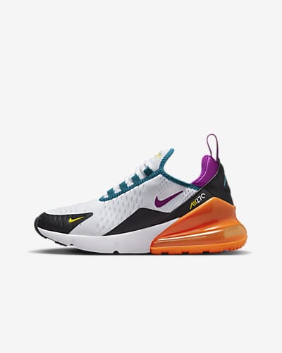 white nike air max 270 junior