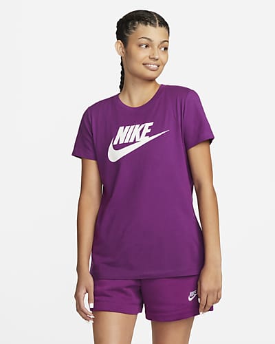 purple nike air t shirt