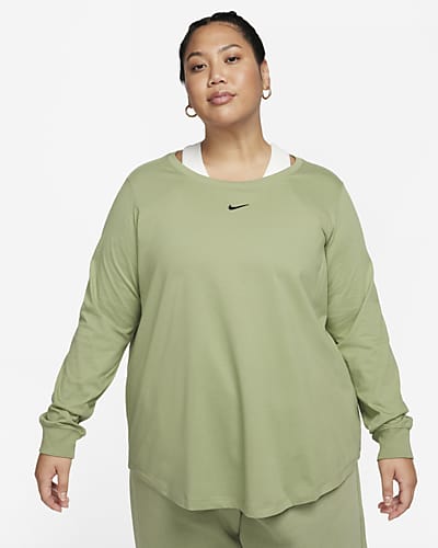 Womens Plus Long Sleeve Shirts. Nike.com