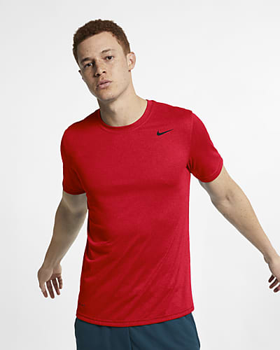 red nike t shirt mens