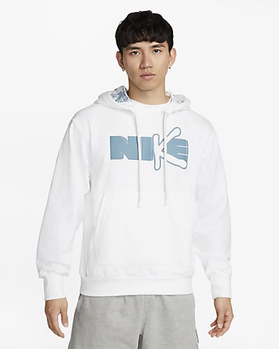 nike hoodie white and gold