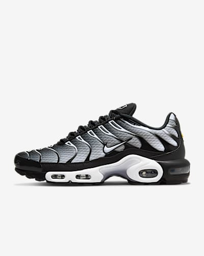 white nike air max plus men