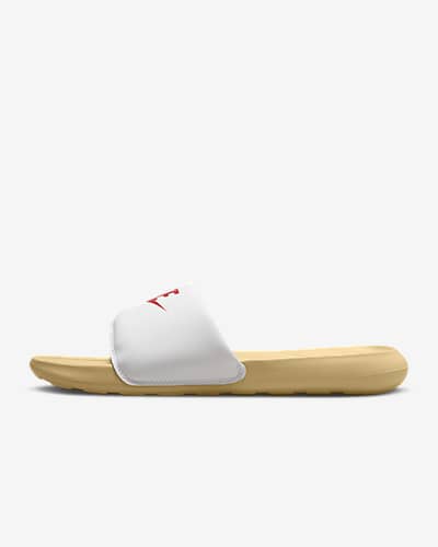 nike white sandals for men