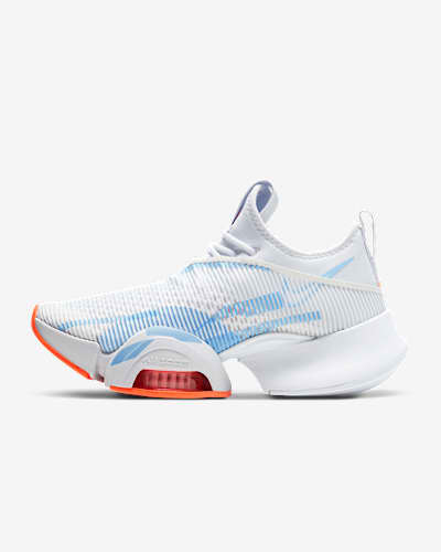 orange nike training shoes