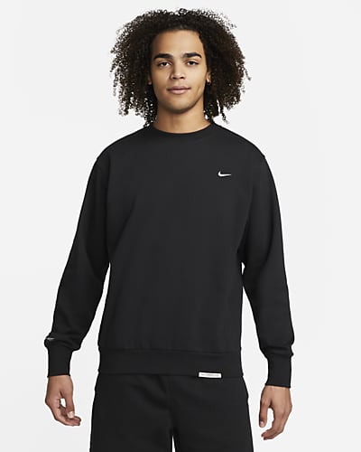 nike mens jumper black