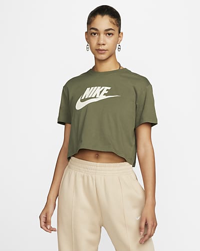 Denmark Split constantly Womens Cropped Tops & T-Shirts. Nike.com