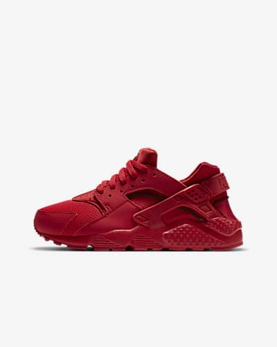 red huaraches size 9