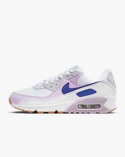 Women Nike Air Max 90 Grey Blue  Nike air max 90 outfit, Nike air