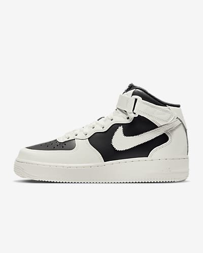 women's nike black air force 1 low trainers