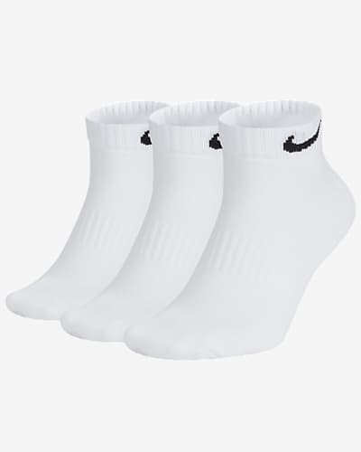 white nike socks crew