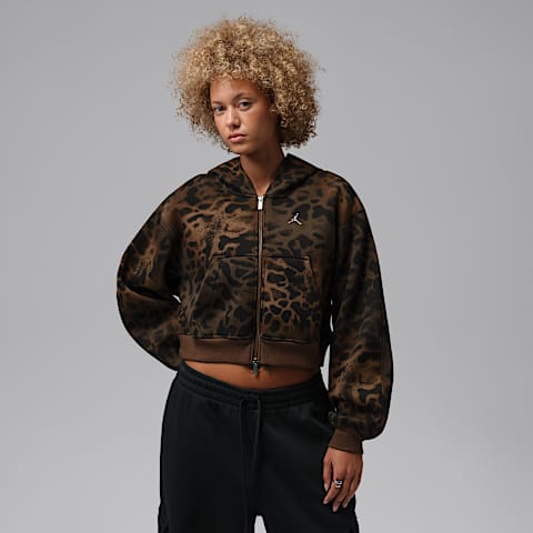 Jordan Brooklyn Fleece Women's Cropped Full-Zip Hoodie