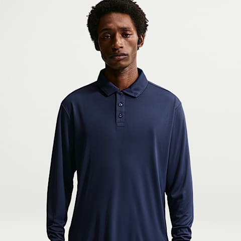Nike Par Men's Dri-FIT Long-Sleeve Logo Golf Polo