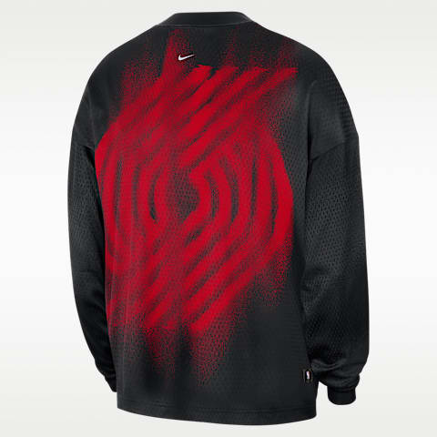 Nike Portland Trail Blazers Standard Issue Men's Basketball Long-Sleeve Top