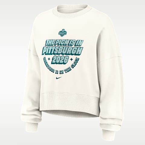 Nike 2026 NFL Draft Phoenix Women's Nike NFL Oversized Pullover Crew