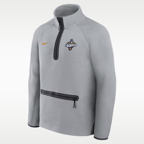 Nike Milwaukee Brewers 2026 World Series Champions Tech Fleece Men's Nike MLB 1/2-Zip Top