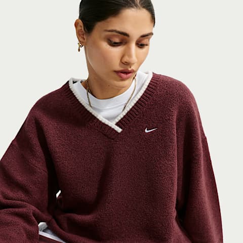 Nike Sportswear Chill Knit Women's Loose V-Neck Sweater