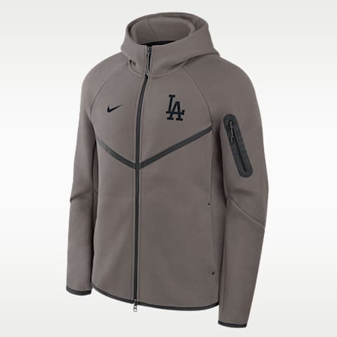 Nike Los Angeles Dodgers Tech Fleece Men's Nike MLB Full-Zip Hooded Jacket