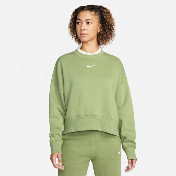 Sweat-shirt Femme Sans Capuche TMEOG - Manches Longues, Col Ras Du Cou, Poches - Tissu Doux Et Confortable