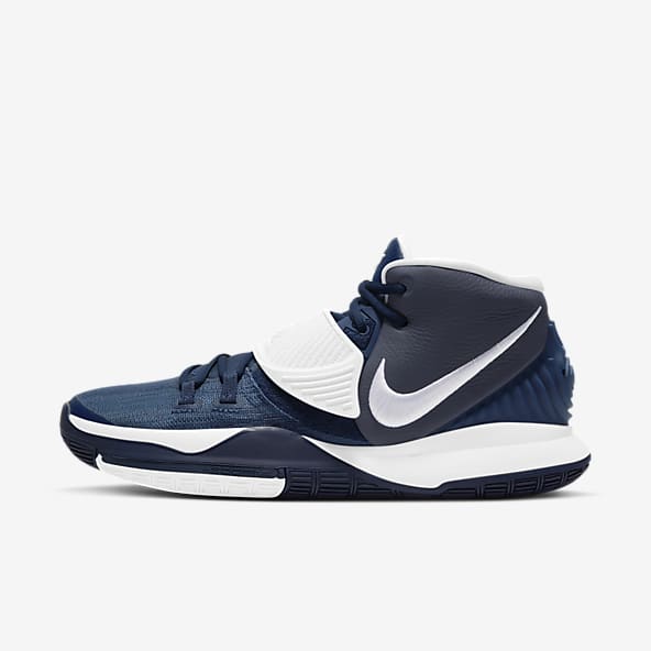 nike basketball shoes white and blue