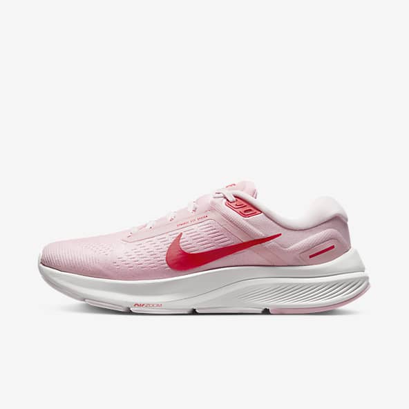nike running shoes pink and blue
