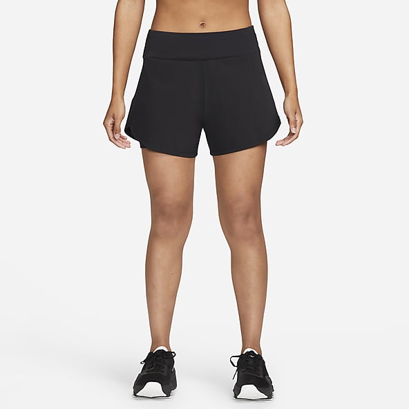 Buy women Black Regular Fit 2-in-1 Shorts with Skinny Leggings – Breakbounce