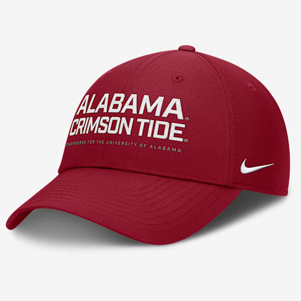 Alabama On-Field Club Gameday Gorra universitaria Nike Dri-FIT ajustable para hombre