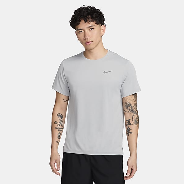 Grey dri fit t shirt sales