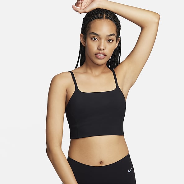 Nike Indy Women's Light-Support Padded Allover Print Sports Bra Black Size  XL