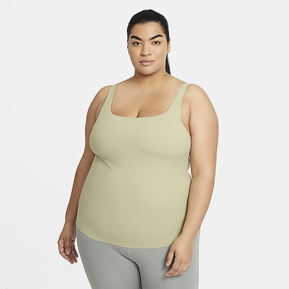 tank with shelf bra plus size