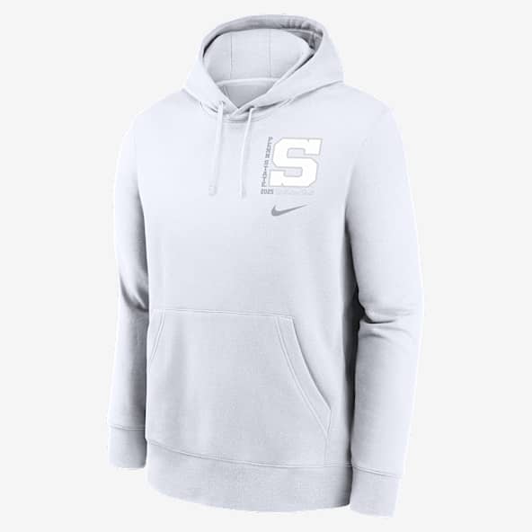 Penn State 2025 White Out Club Men's Nike College Pullover Hoodie