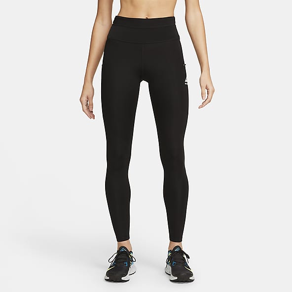 Nike Running Swoosh Dri-FIT 7/8 leggings in grey