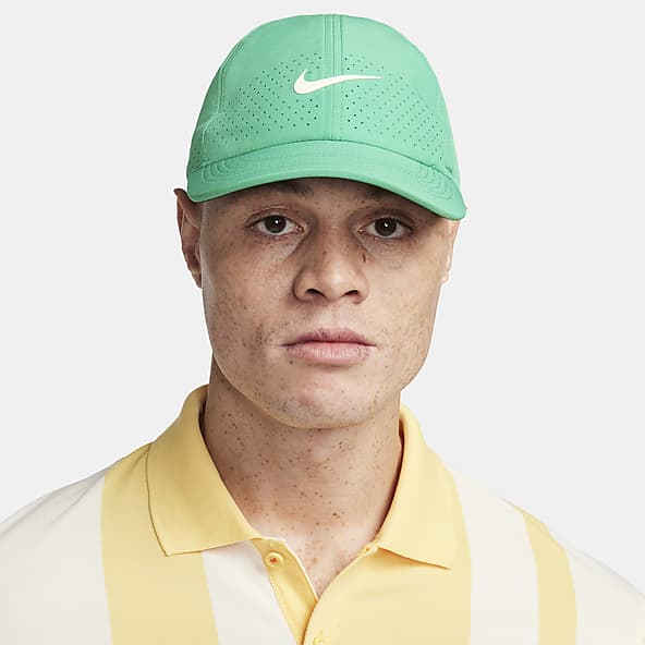 Nike Unisex Golf Dri-Fit Swoosh Mesh Back Cap Hat Black/White Size  Medium/Large for sale online