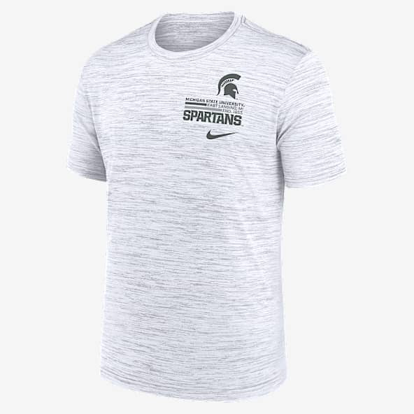 Michigan State Campus Chest Stack Velocity Men's Nike Dri-FIT College T-Shirt