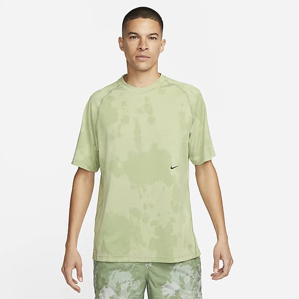 Verde Manga Corta Camisas Nike ES verde-manga-corta-camisas-nike-es