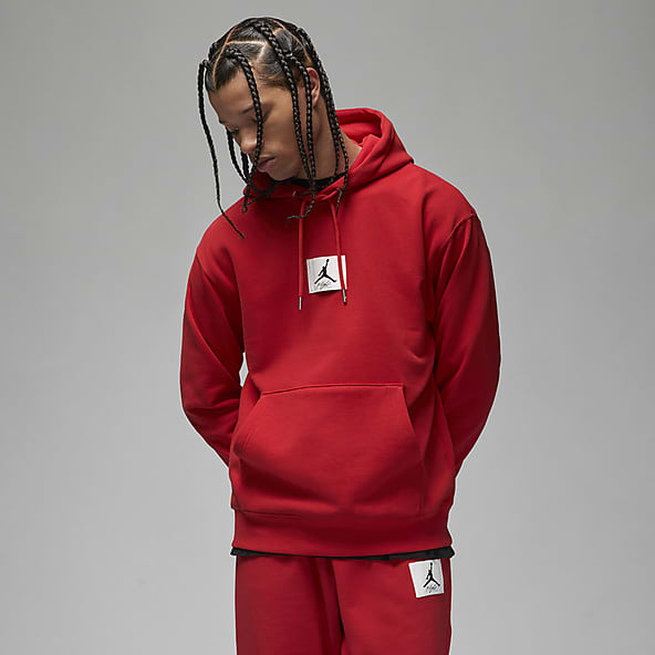 red jordan jogging suit