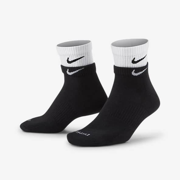 nike men's socks white