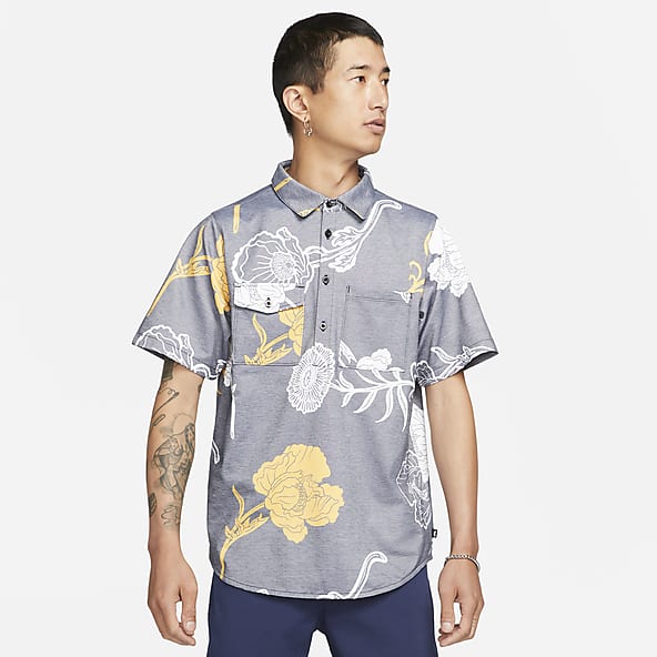 Hombre Negro Playeras y tops. Nike US