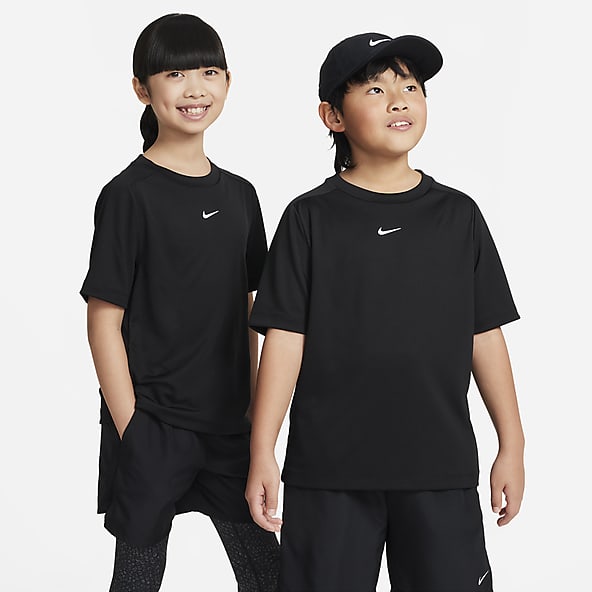 Boys black nike shirt top