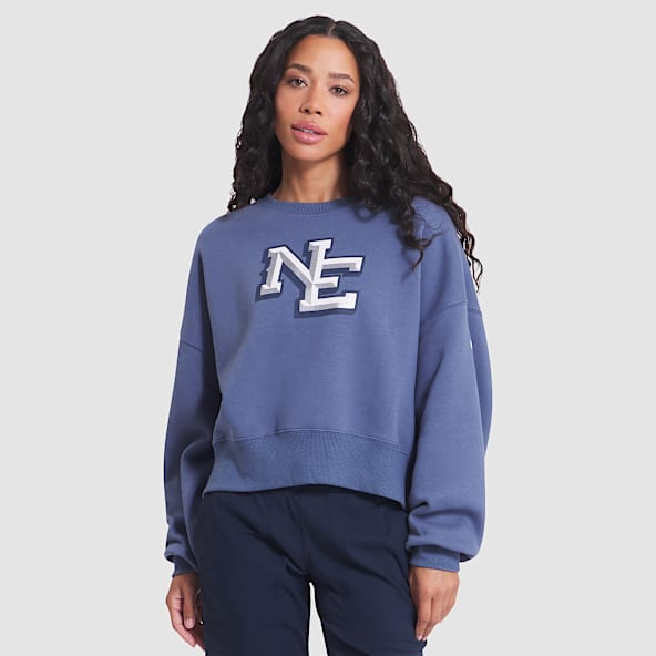 New England Patriots Rivalries Collection Oversized Women's Nike NFL Pullover Crew